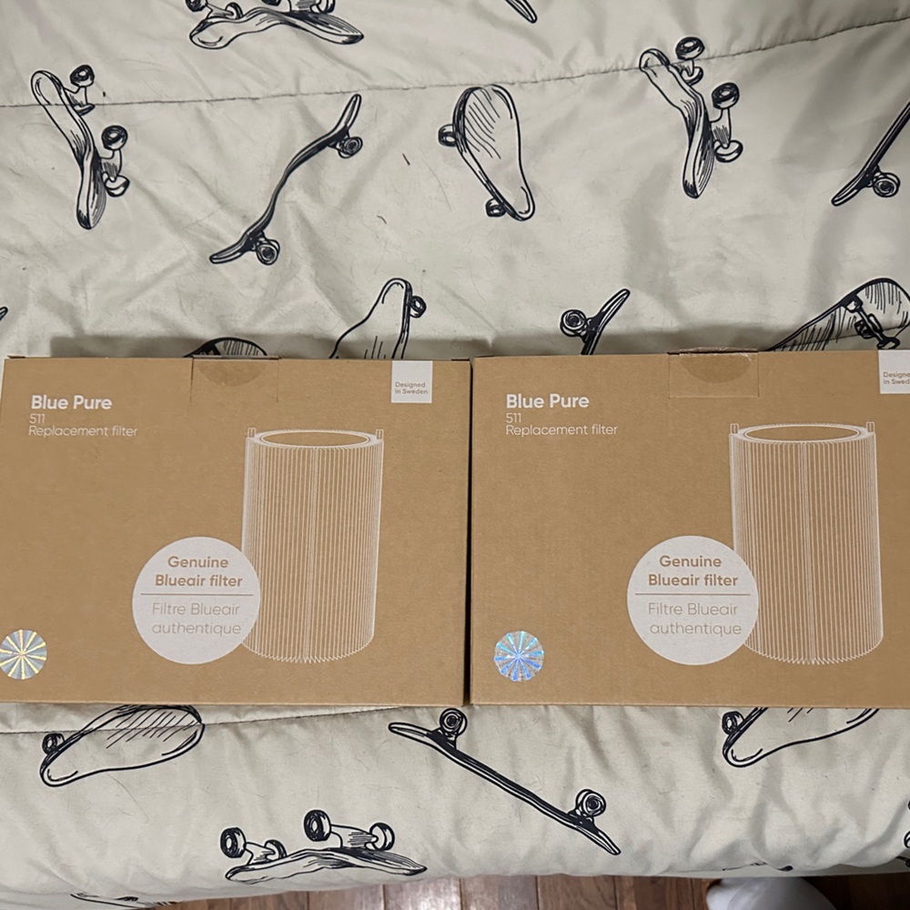 Two Blue Pure 511 Replacement Filters